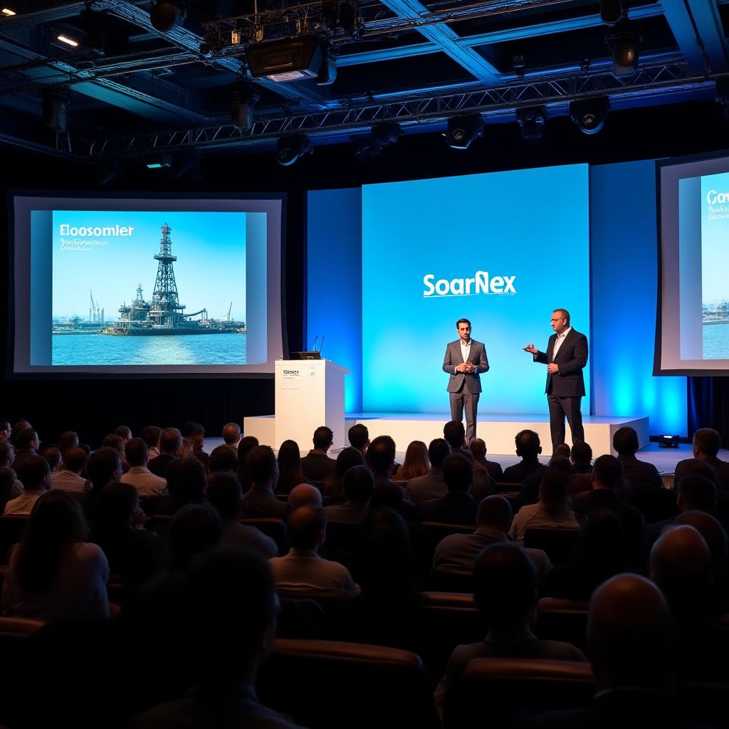 Conferencia sobre mercado petrolero