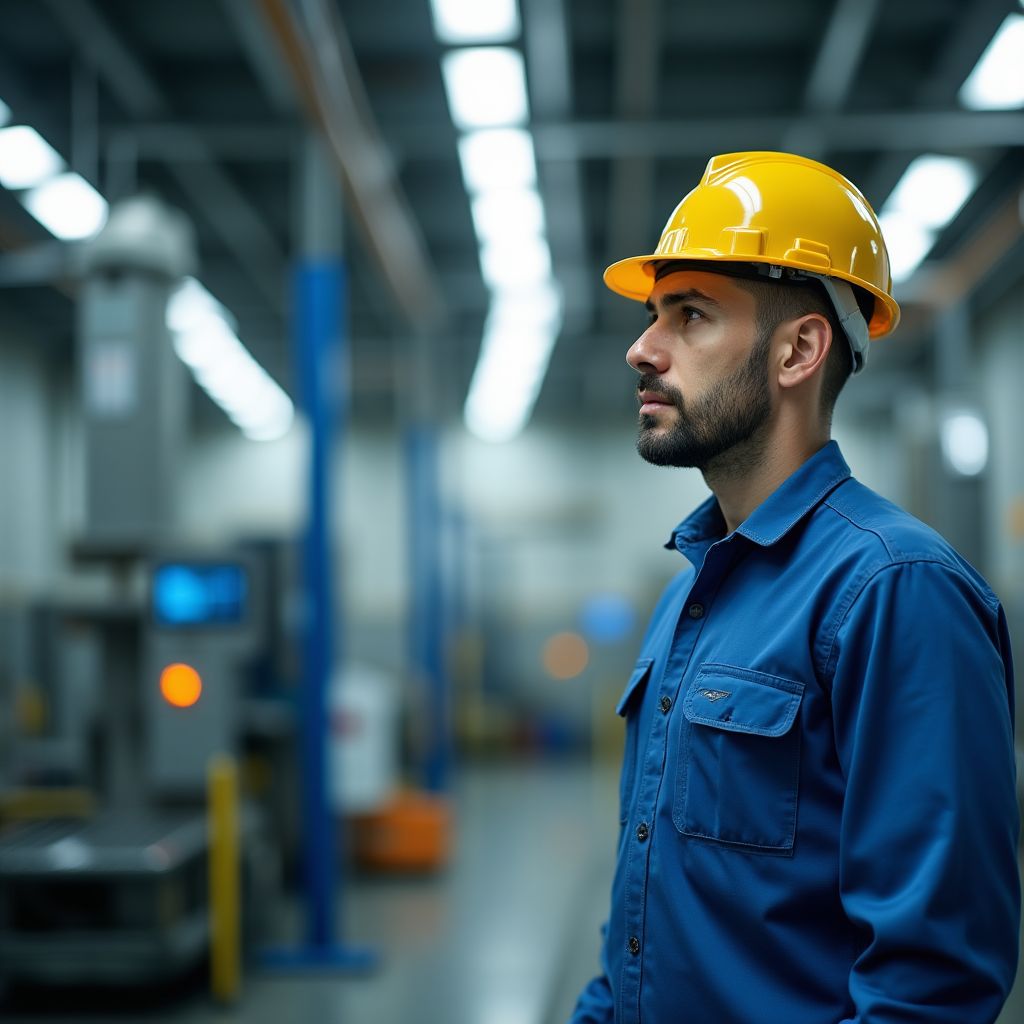 Martín Rodríguez en su estación de servicio